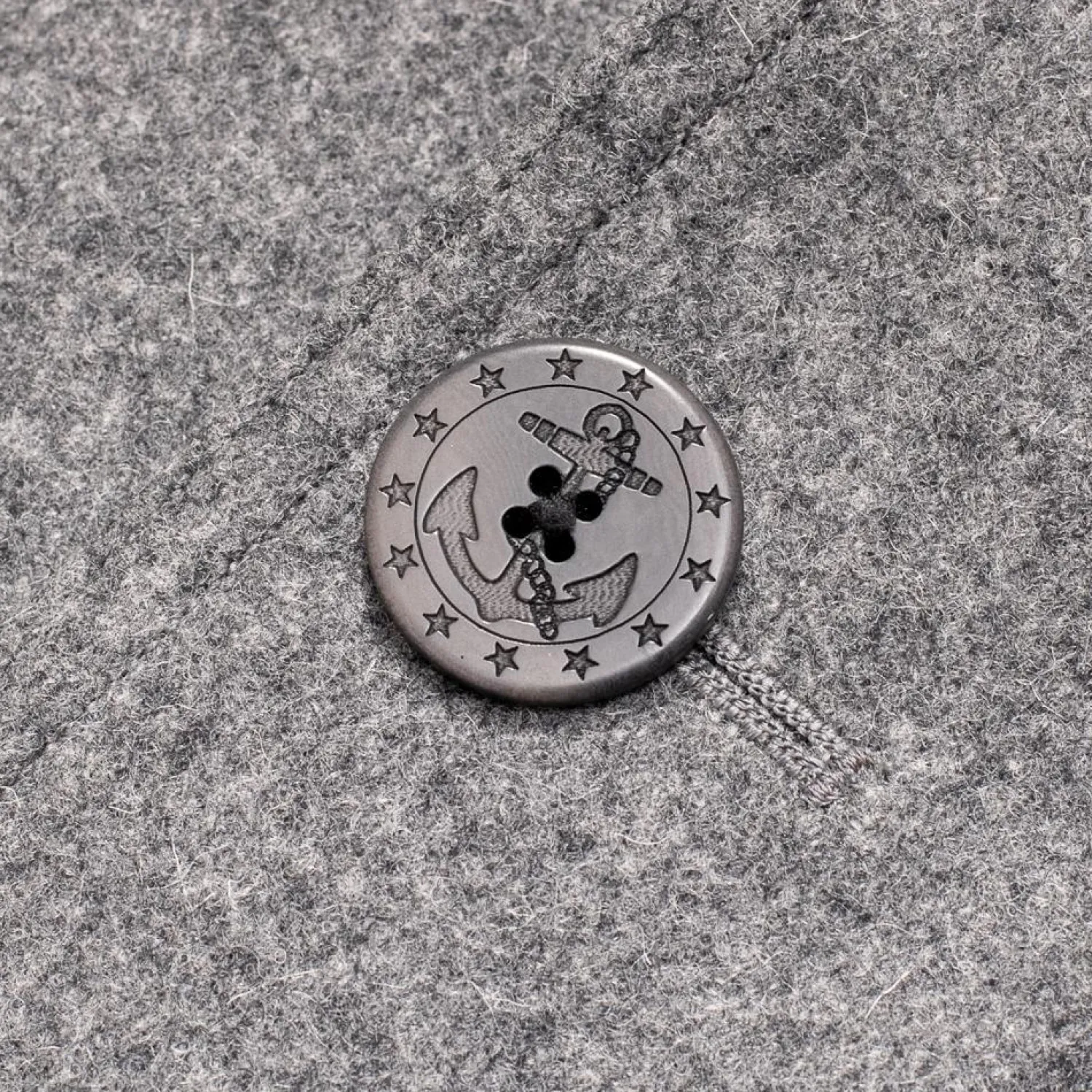 John Gluckow Jackets And Coats<JG03403A Submariners Coat Grey