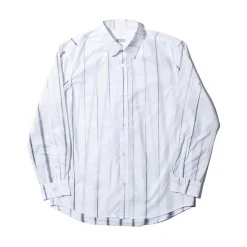 Kuon Shirts<Arimatsu Shibori Regular Collar Shirt White