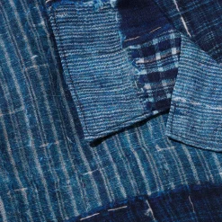 Kuon Shirts|Hawaiian Shirt<Boro Hawaiian Shirt Navy