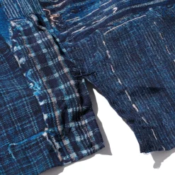 Kuon Shirts|Hawaiian Shirt<Boro Hawaiian Shirt Navy