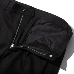 Kuon Pants & Trousers<Brushed Drill Single Pleated Trousers Black