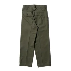 Kuon Pants & Trousers<Brushed Drill Single Pleated Trousers Olive