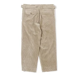 Kuon Chinos<Fanage Corduroy Belted Trousers Beige