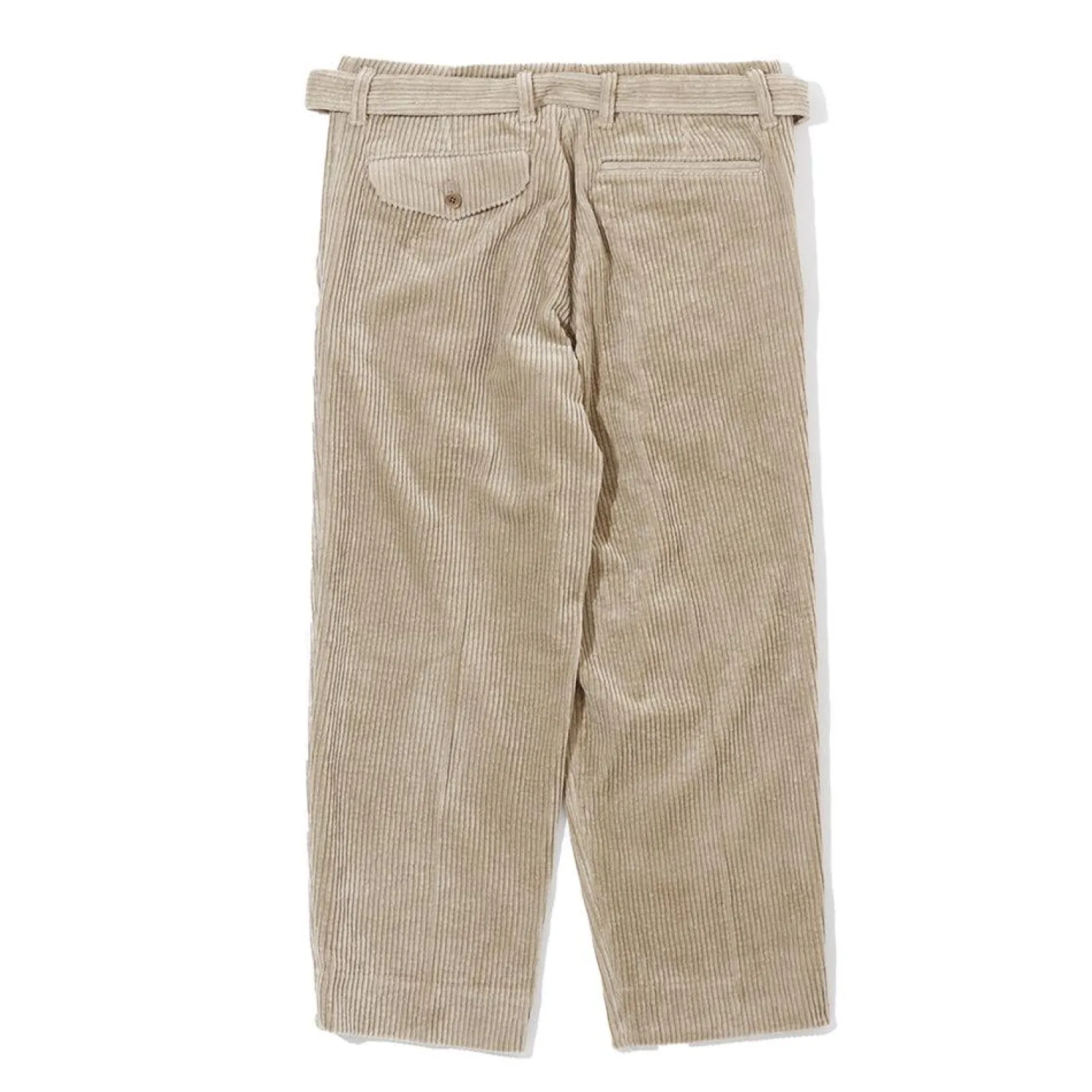 Kuon Chinos<Fanage Corduroy Belted Trousers Beige