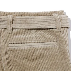 Kuon Chinos<Fanage Corduroy Belted Trousers Beige