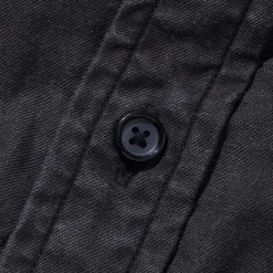 Kuon Shirts<Regular Collar Shirt Sumizome Charcoal Grey