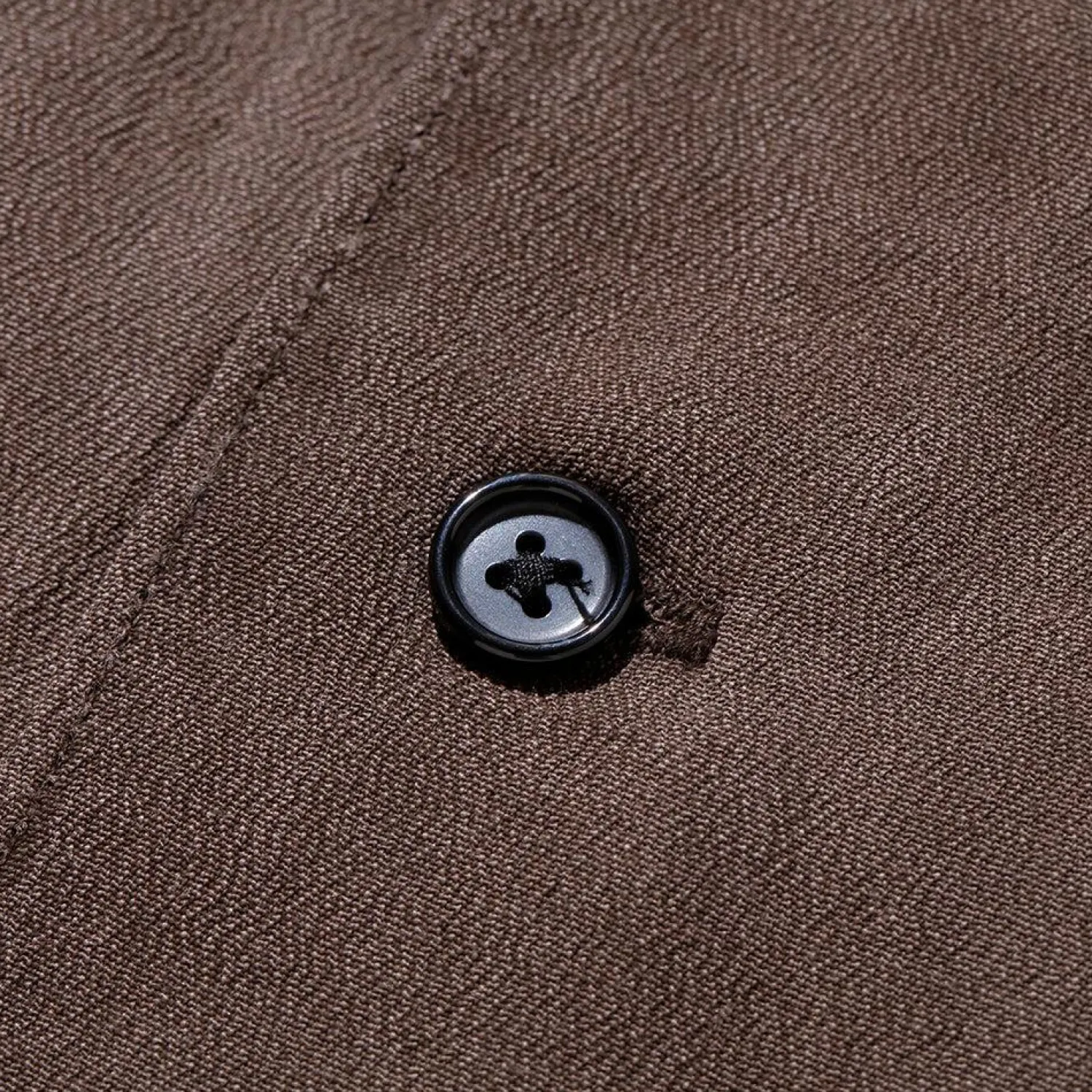 Kuon Shirts<S/S Open Collar Shirt Dorozome