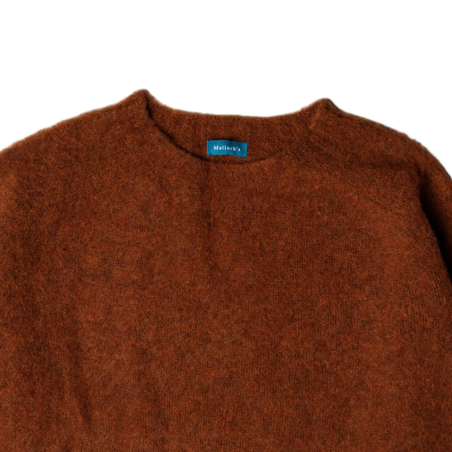 Malloch's x Clutch Cafe Knitwear<Malloch's for Clutch Cafe Kelso Brushed Shetland Rust