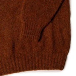 Malloch's x Clutch Cafe Knitwear<Malloch's for Clutch Cafe Kelso Brushed Shetland Rust
