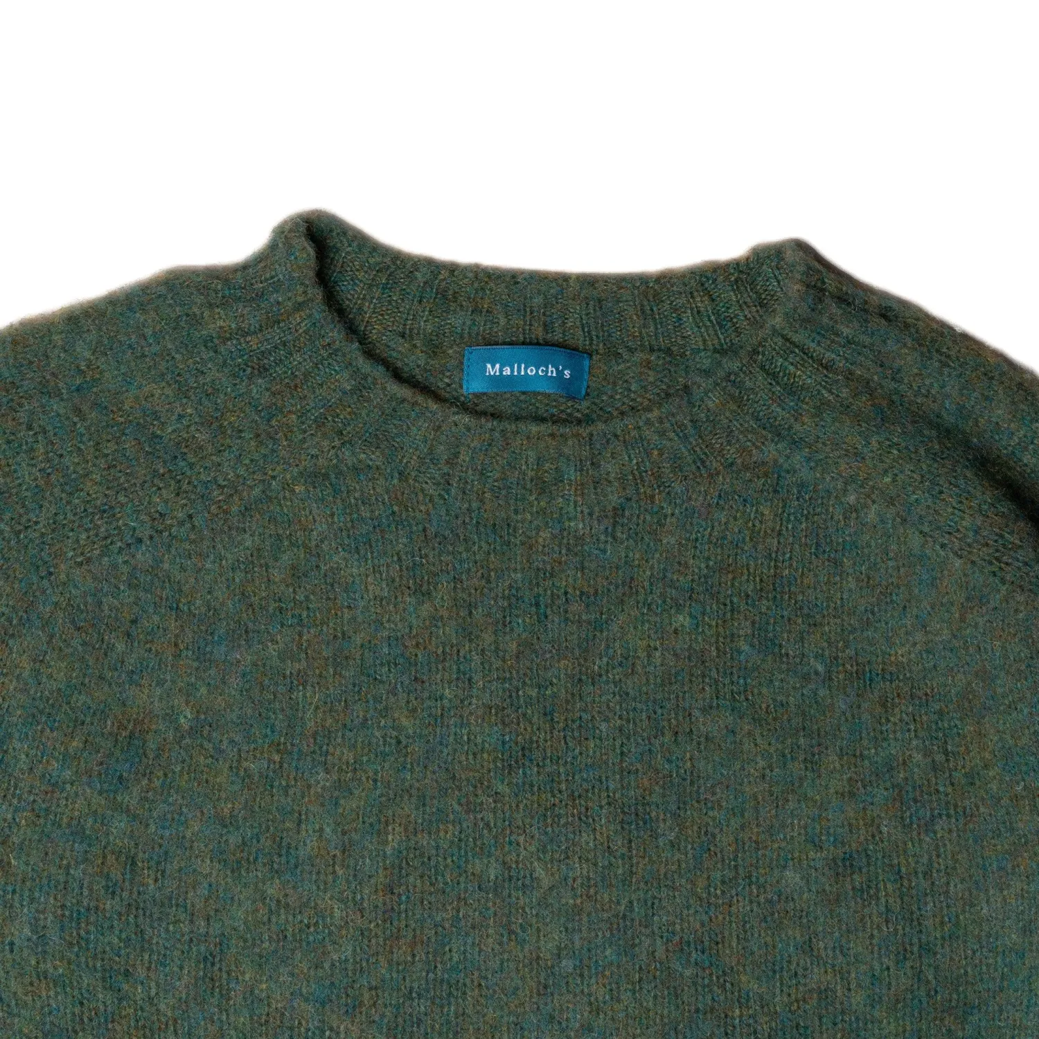 Malloch's x Clutch Cafe Knitwear<Malloch's for Clutch Cafe Kelso Brushed Shetland Jade