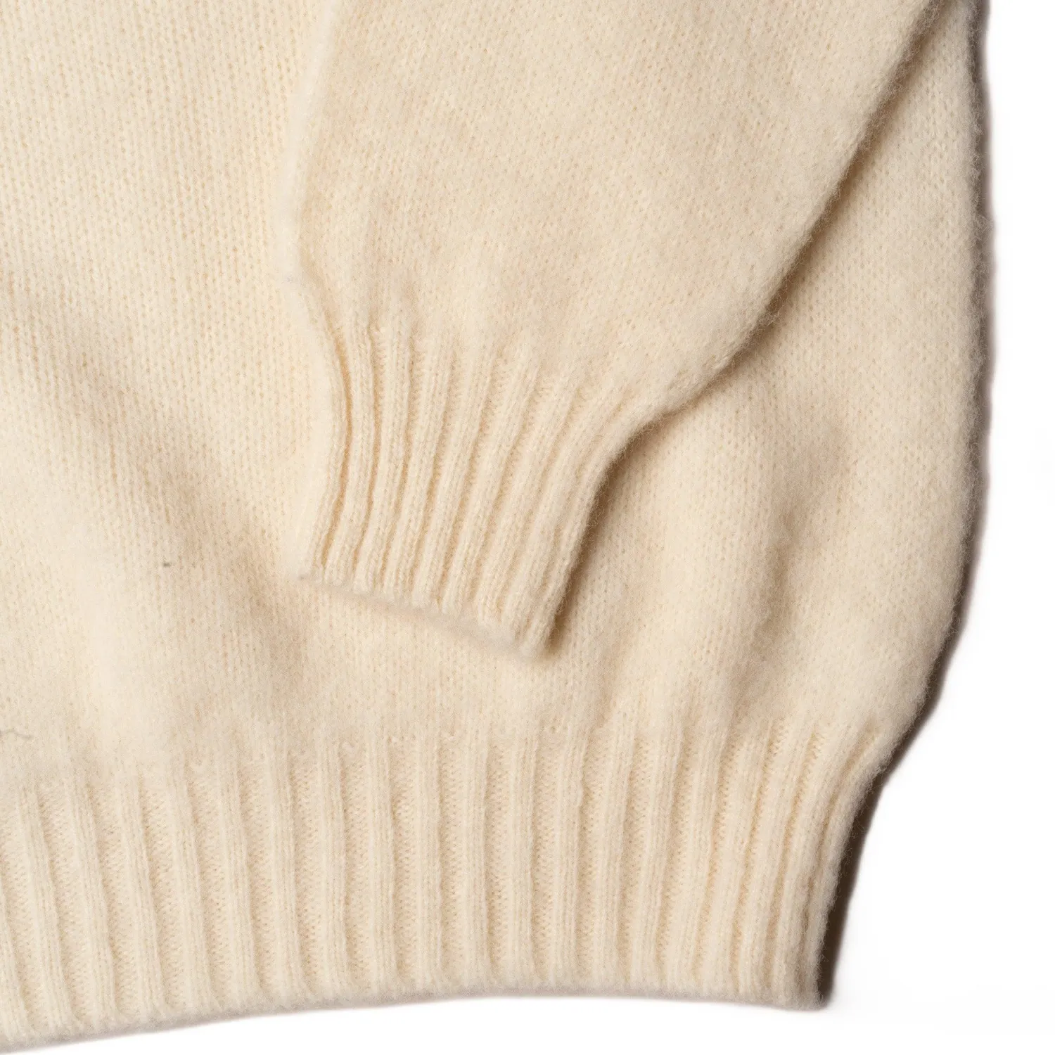 Malloch's x Clutch Cafe Knitwear<Malloch's for Clutch Cafe Kelso Brushed Shetland Cream