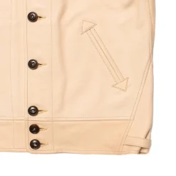 Mister Freedom Leather Jackets<Campus Leather Jacket Natural