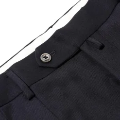 NEAT Pants & Trousers<Back Satin Gabardine Standard Type 1 Navy