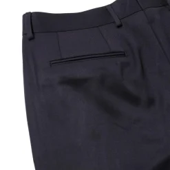 NEAT Pants & Trousers<Back Satin Gabardine Standard Type 1 Navy