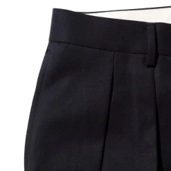 NEAT Pants & Trousers<Back Satin Gabardine Standard Type 1 Navy