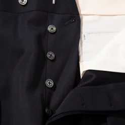 NEAT Pants & Trousers<Back Satin Gabardine Standard Type 1 Navy