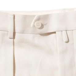 NEAT Pants & Trousers<3PLY Organic Katsuragi Standard Type 1 Ivory