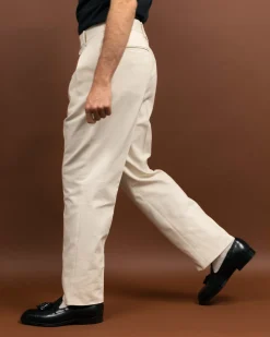 NEAT Pants & Trousers<3PLY Organic Katsuragi Standard Type 1 Ivory