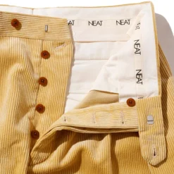 NEAT Pants & Trousers<8W Heavy Corduroy Wide Type 1 Mustard