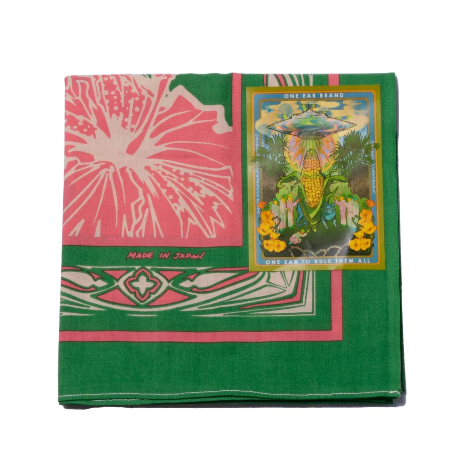 One Ear Brand Bandanas<Ridiculum Verdant Green Bandana