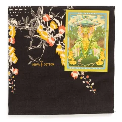 One Ear Brand Bandanas<Sagaribana Black Bandana