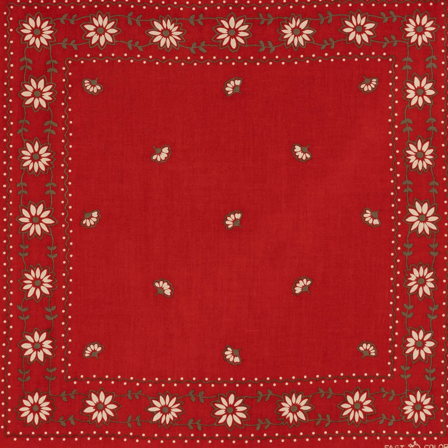 One Ear Brand Bandanas<"The Camel Brand" Edelweiss Bandana