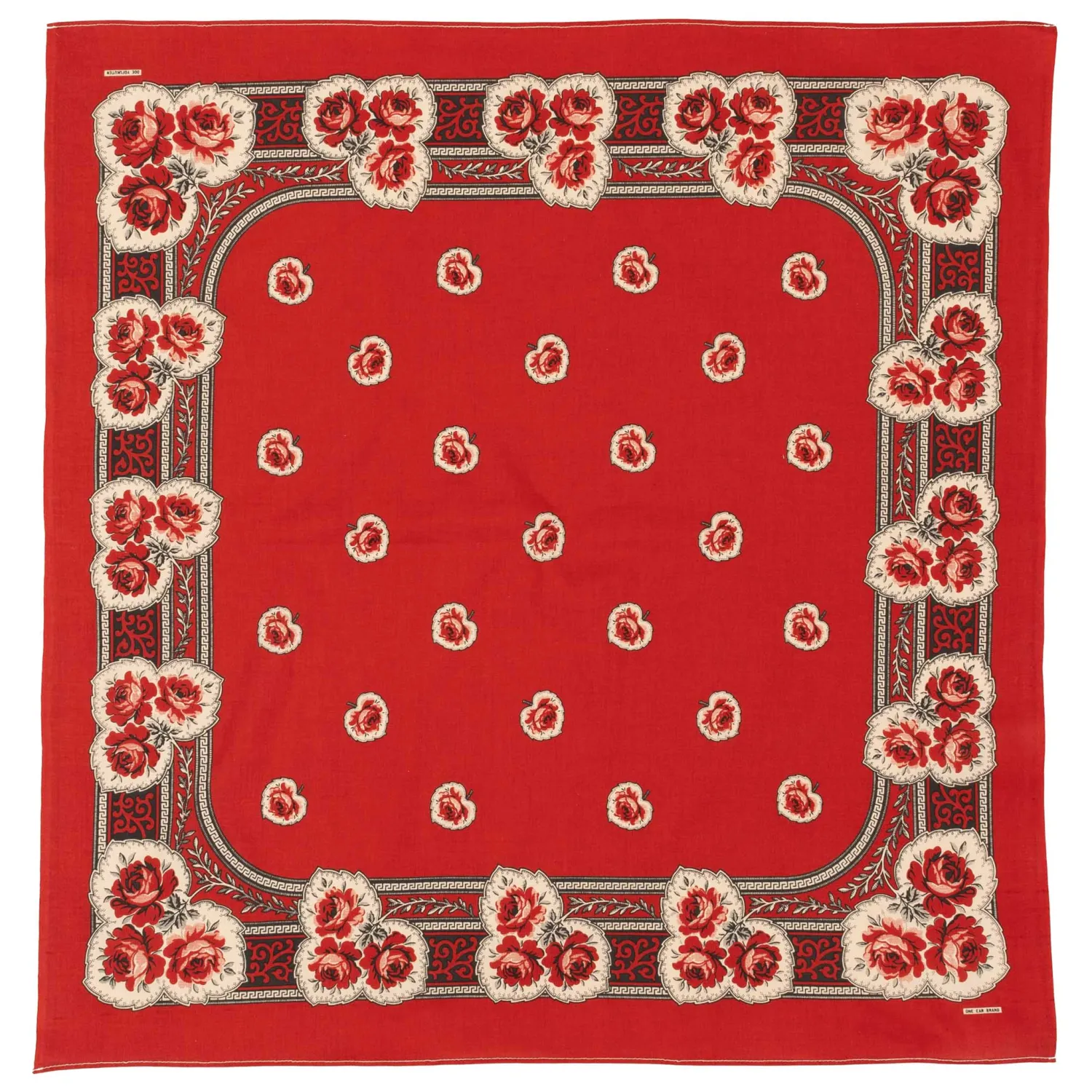 One Ear Brand Bandanas<x Ooe Yofukuten Ecossaise Turkey Red Bandana