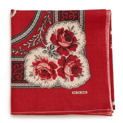 One Ear Brand Bandanas<x Ooe Yofukuten Ecossaise Turkey Red Bandana