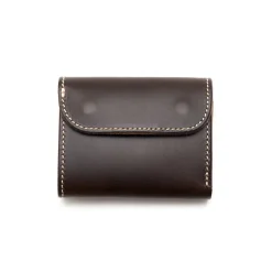 Opus Opus<Japan Mini Tri-Fold Wallet Dark Brown