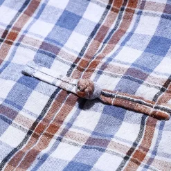 Orgueil Shirts<Havana Check Shirt Ivory