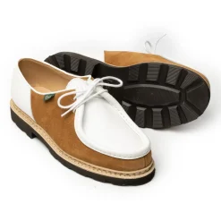 Parbaoot Paraboot<Paraboot Michael Graine Blanc / Velour Whisky