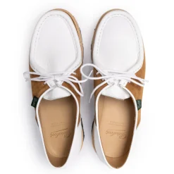 Parbaoot Paraboot<Paraboot Michael Graine Blanc / Velour Whisky