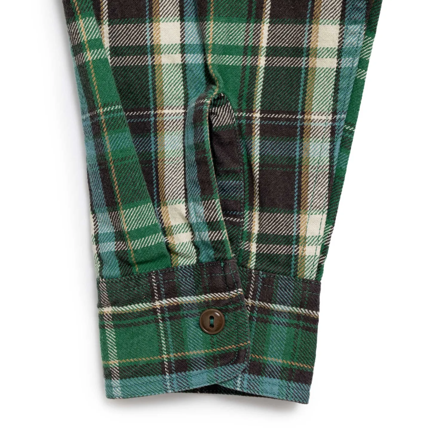 Pherrow's Shirts<Cotton Flannel Shirt Green