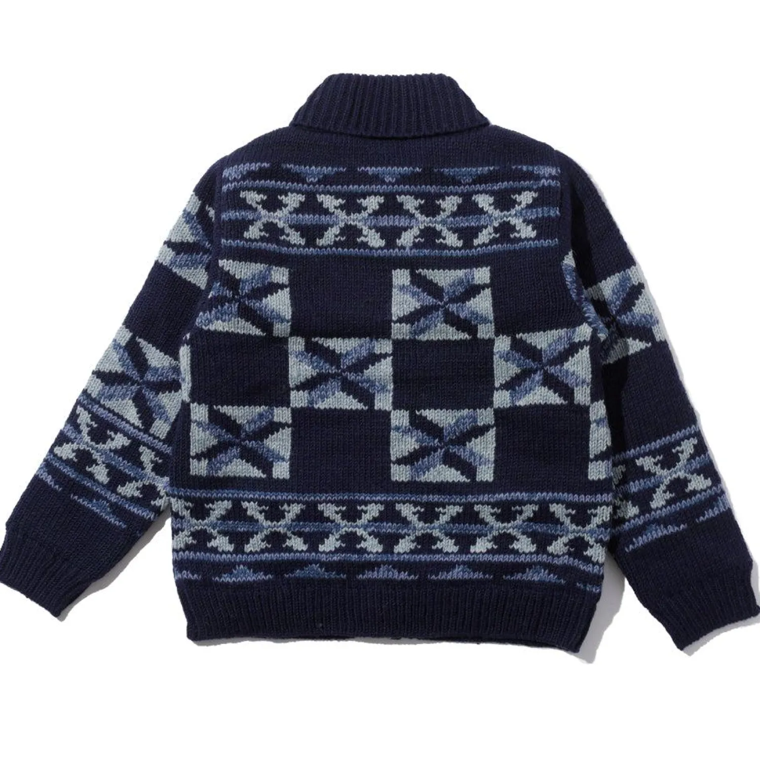 Pherrow's Knitwear<Hand Knitted Cardigan Indigo