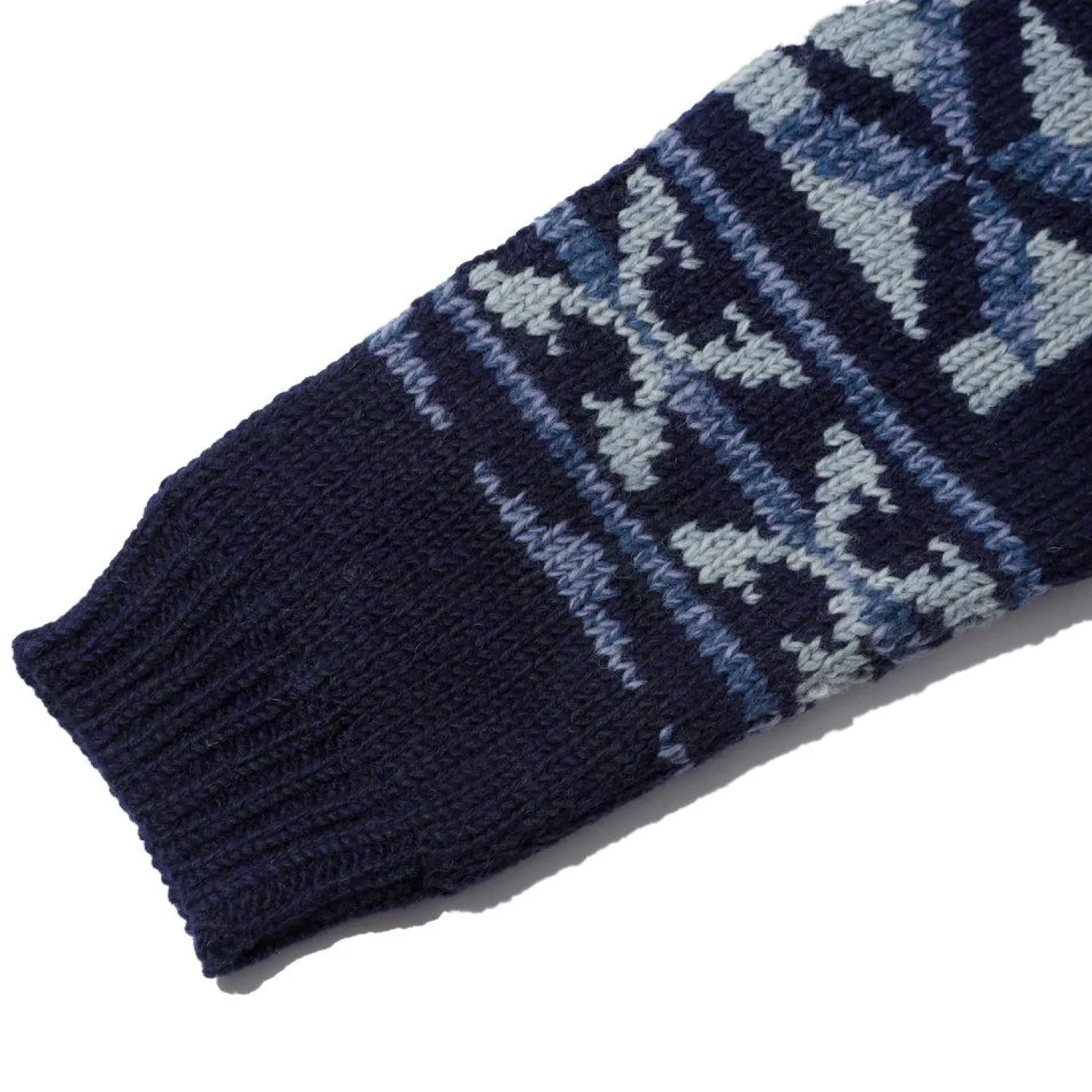 Pherrow's Knitwear<Hand Knitted Cardigan Indigo