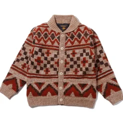 Pherrow's Knitwear<Hand Knitted Cardigan Beige