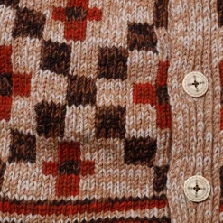 Pherrow's Knitwear<Hand Knitted Cardigan Beige