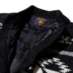 Pherrow's Knitwear<Hand Knitted Cardigan Black