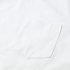 Pherrow's T-shirts & Undershirts<Heavyweight Pocket Tee White