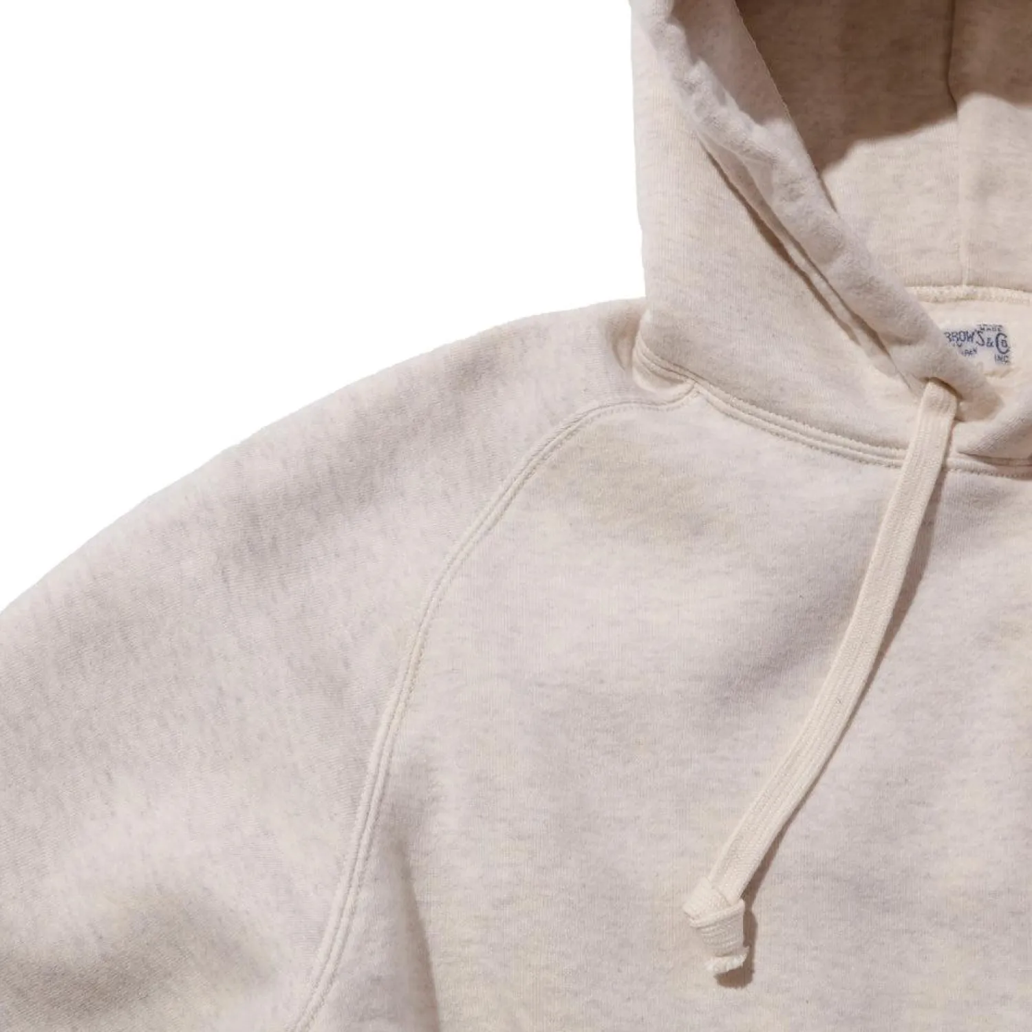 Pherrow's Sweatshirts & Hoodies<Loopwheel Hooded Sweatshirt Oatmeal