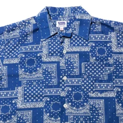 Pherrow's Shirts<Open Collar Shirt Bandana Print