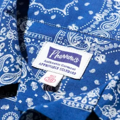 Pherrow's Shirts<Open Collar Shirt Bandana Print