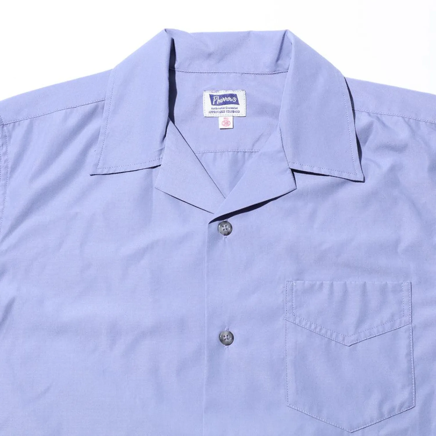 Pherrow's Shirts<Open Collar Shirt Purple