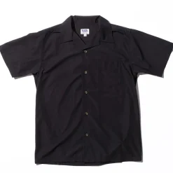 Pherrow's Shirts<Open Collar Shirt Black