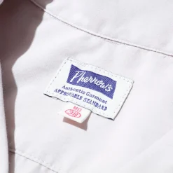 Pherrow's Shirts<Open Collar Shirt Light Grey