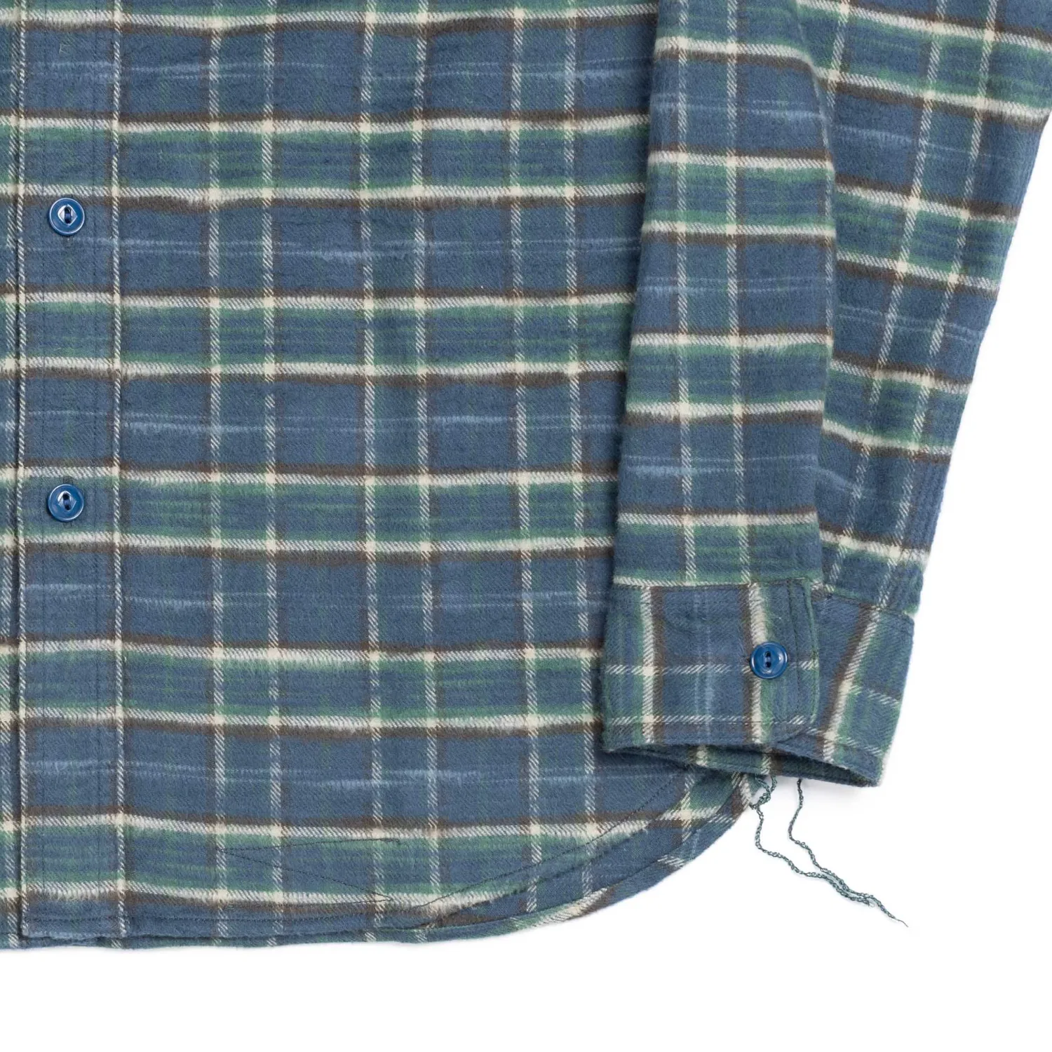 Pherrow's Shirts<24W-750 Check Work Shirt Navy