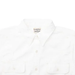 Pherrow's Shirts<770WS Chambray Shirt White