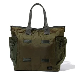 Porter Yoshida & Co Porter Yoshida & Co<Force 2Way Tote Bag Olive Drab