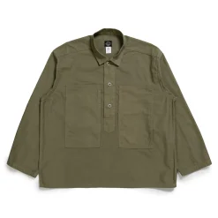 Post Overalls Shirts<Army Shirt Vintage Sateen Olive