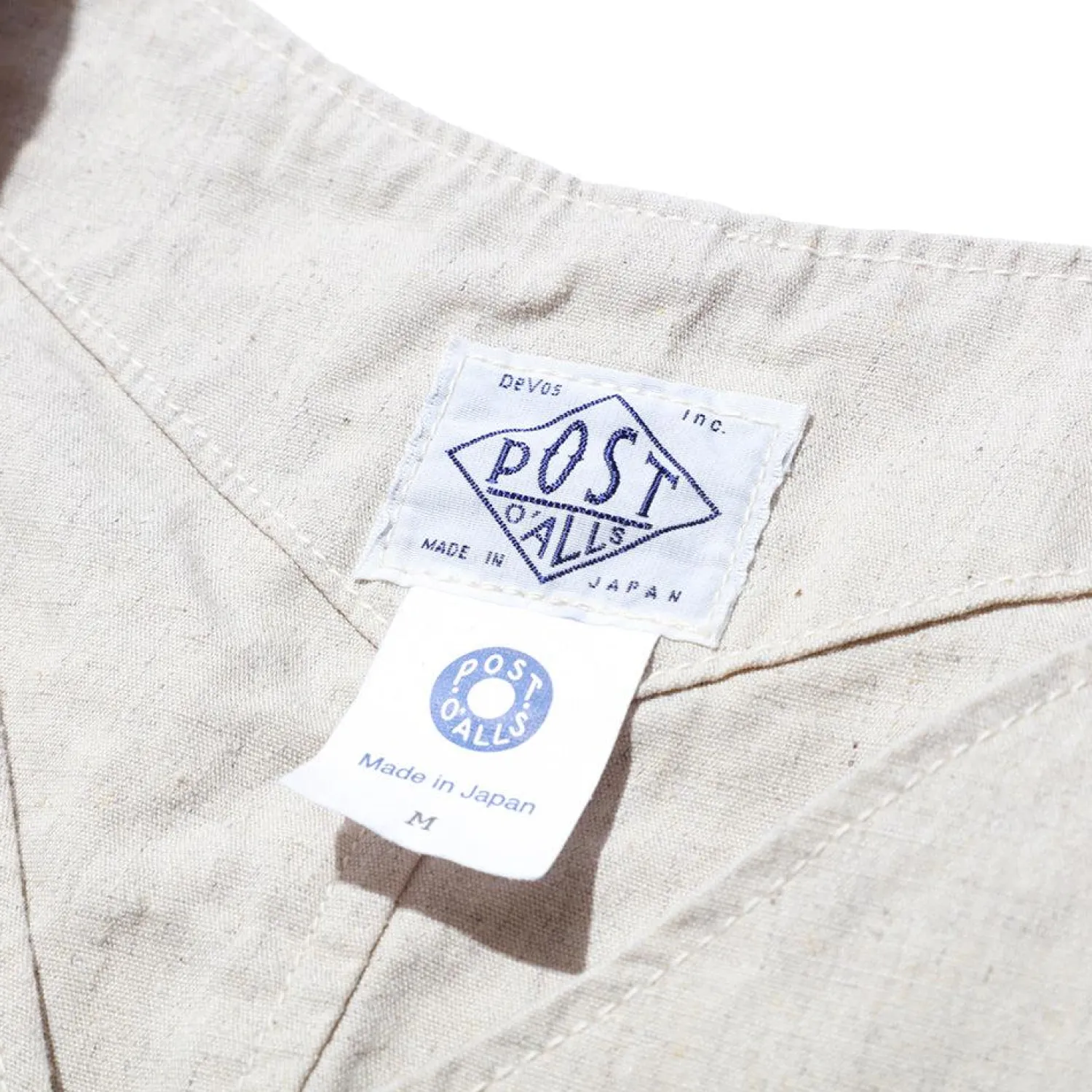 Post Overalls Vests<Dee Vest Natural